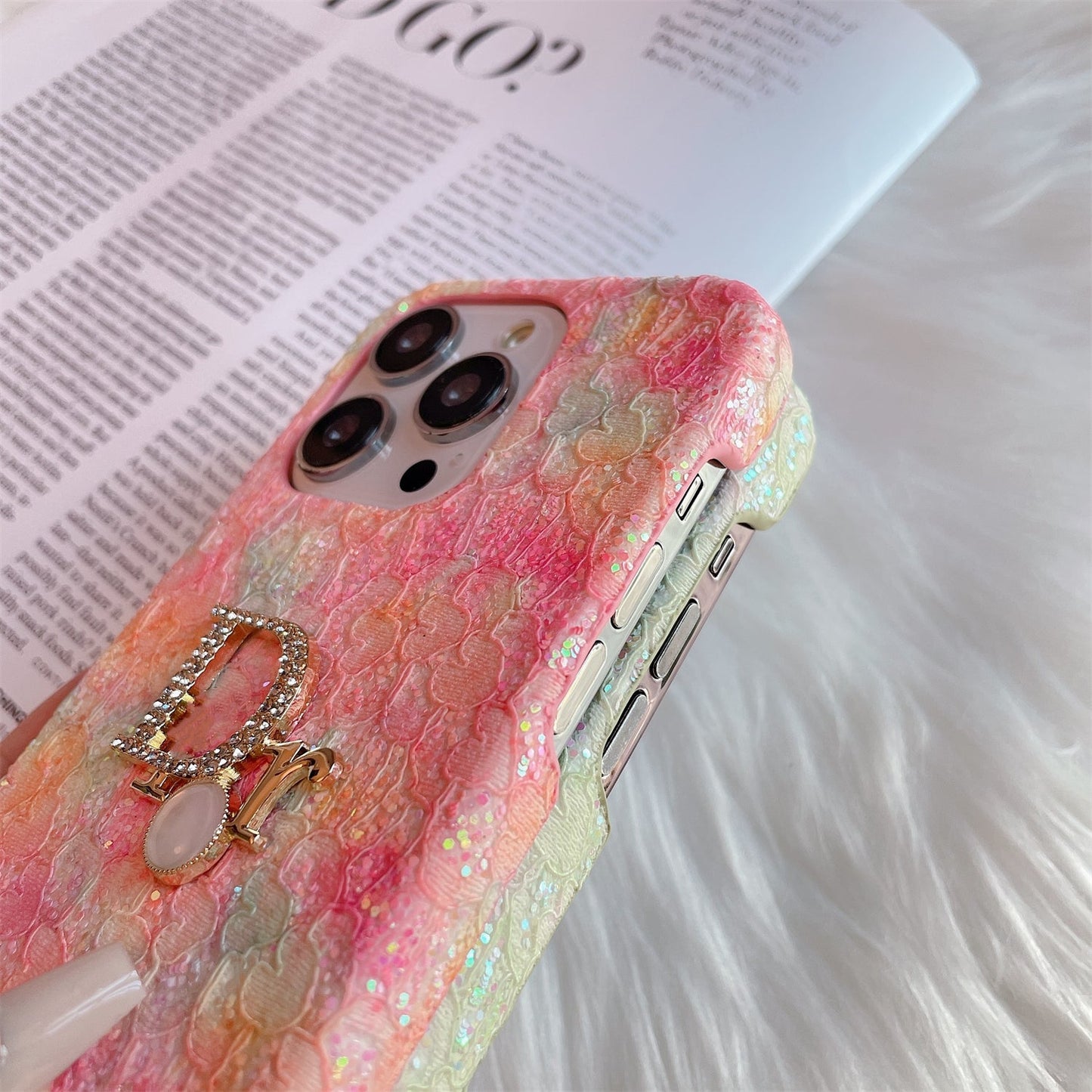 Glitter Diamond Logo Case