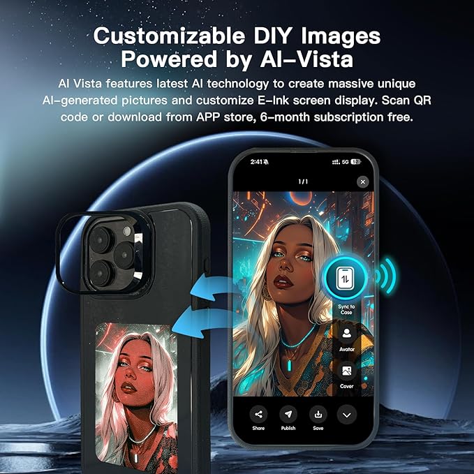 iPhone 16 pro 4-color HD 4.0-inch large screen, built-in lens holder, the best smart NFC phone case