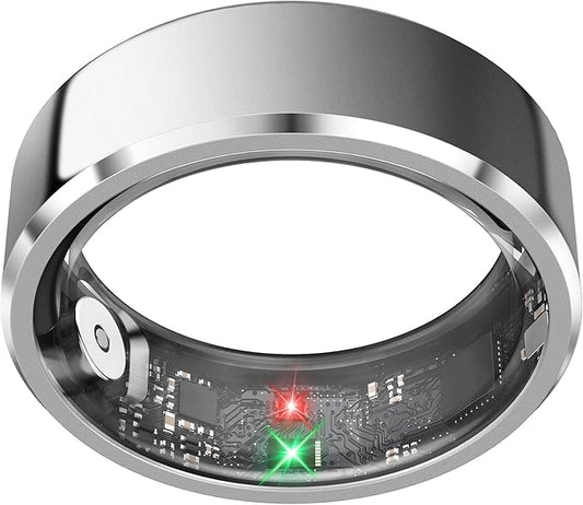 Smart Ring for Men Women, Health Fitness Tracker with Heart Rate/Blood Pressure/Blood Oxygen Monitor,Sleep Tracker,Pedometer, No Subscription