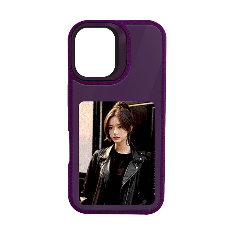 iPhone 16 pro 4-color HD 4.0-inch large screen, built-in lens holder, the best smart NFC phone case