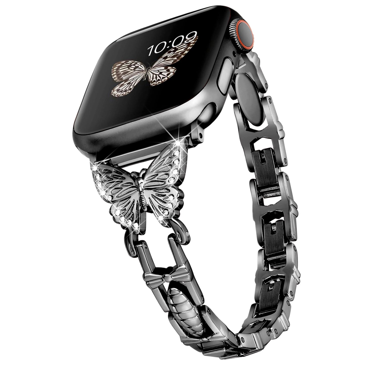 Butterfly Sparkling Diamond iWatch Series