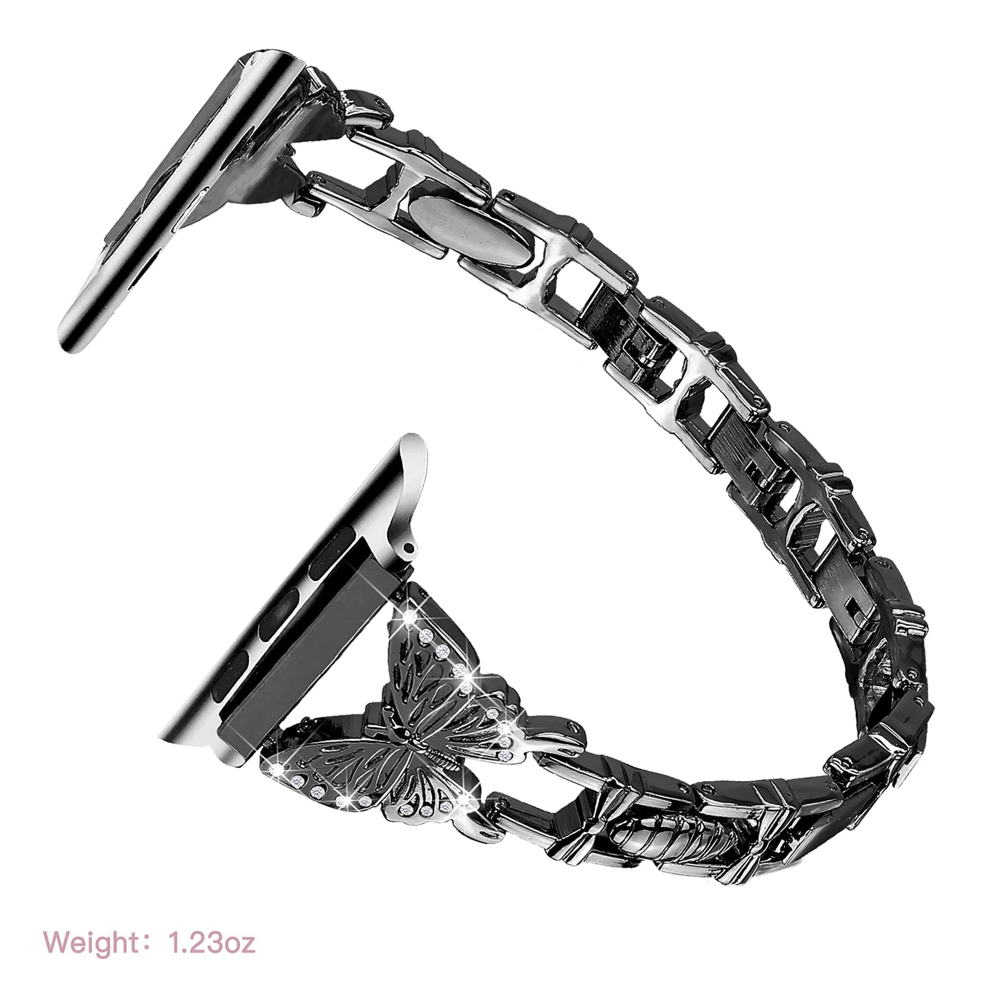 Butterfly Sparkling Diamond iWatch Series