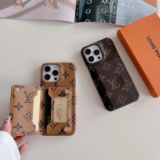 Flip Wallet Card Leather Case